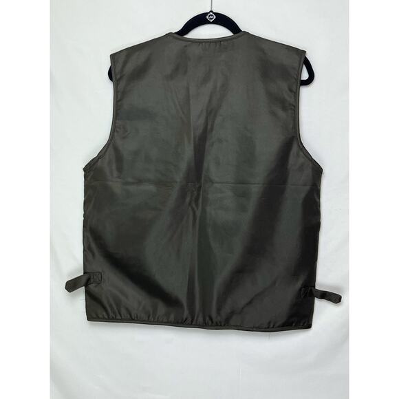 Utility Hunting Vest  MSDL  Men’s XL Green Outdoor Shooting Safari Pockets Field - Picture 2 of 5